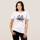 Bridesmaid Tri-Blend-Shirt Tri-Blend Shirt (Vorderseite voll)