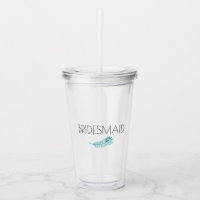 Bridesmaid Tropical Palm Blätter Bachlorette