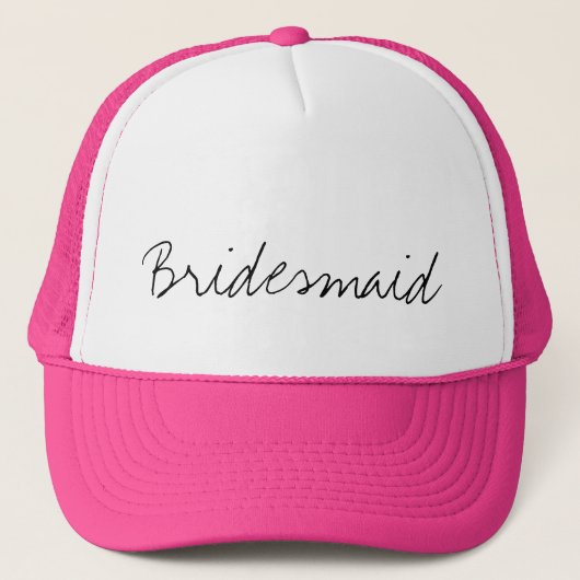 Bridesmaid Trucker Hat Truckerkappe (Vorderseite)