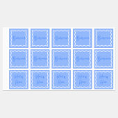 Bridesmaid und Trauzeugin Blue Etiketten (Blatt)