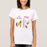 Bridesmaid Unicorn Funny Wedding T-Shirt<br><div class="desc">Dieses lustige Einhorndesign ist perfekt als Dankeschön für Ihre Brautmeisterstaffel. Es wird ihnen sicher ein Lächeln auf das Gesicht bringen.</div>