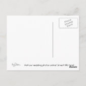 Bridesmaid Vielen Dank Anmerkung Postkarte (Rückseite)