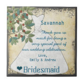 Bridesmaid Vielen Dank, dass Sie das Kinderkleid m Fliese (Vorderseite)