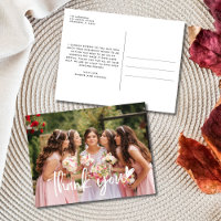 Bridesmaid Vielen Dank Foto Wedding