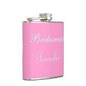 Bridesmaid Vinyl Wrapped Flask Flachmann (Rechts)
