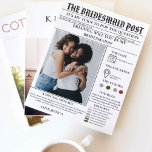 Bridesmaid-Vorlage Zeitung Bridesmaid-Info-Karte Einladung<br><div class="desc">Diese Trauzeugin-Visitenkarte Informationskarte Zeitung verfügt über eine trendige Schrift, einen modernen Stil und völlig anpassbare Farben! HINWEIS: Scrollen Sie ganz nach unten in das Anpassungsfeld und wählen Sie "Klicken Sie auf, um weiter zu personalisieren". Dies führt Sie zum kompletten Editor, wo Sie die Farben ändern können. Editieren Sie einfach die...</div>