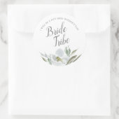 Bridesmaid Vorschlag Bribe Tribe Candle Label Runder Aufkleber (Tasche)