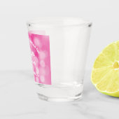 Bridesmaid-Vorschlag Bubbly Funkelnd Pink Niedlich Schnapsglas (Rechts)