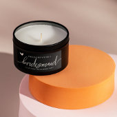 Bridesmaid Vorschlag Candle Label Aufkleber Adressaufkleber