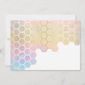 Bridesmaid-Vorschlag für goldene Biene Einladung (Rückseite)