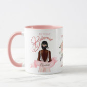 BRIDESMAID VORSCHLAG GIFT SCHWARZE Karikatur Tasse (Links)