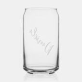 Bridesmaid Vorschlag Kalligrafie Personalisierte B Dosenglas (Rückseite)