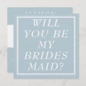 Bridesmaid-Vorschlag Karten - Verlobung Brautparty (Vorne/Hinten)