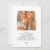 Bridesmaid-Vorschlag kühne spielerisch Einladung (Rückseite)