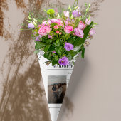 Bridesmaid Vorschlag Newspaper Blume Wrap Foto Geschenkpapier