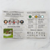 Bridesmaid Vorschlag Newspaper Retro Trauzeugin Karte (Innenseite)