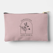 Bridesmaid Vorschlag Trauzeugin Makeup Bag Zubehörtasche (Rückseite)