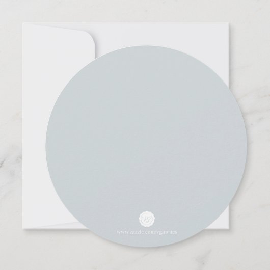 Bridesmaid-Vorschlag Wasserfarbe Eukalyptus Einladung (Rückseite)