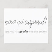 Bridesmaid-Vorschlag wird jetzt überrascht ausgeli (Vorderseite)