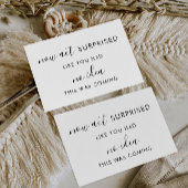 Bridesmaid-Vorschlag wird nun überrascht, Einladung