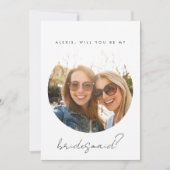 Bridesmaid-Vorschlagskarte Einladung (Vorderseite)