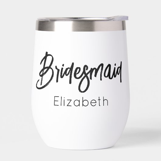 Bridesmaid Wedding Black White (Links)