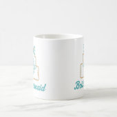 Bridesmaid Wedding Cake Cookie Bridal Gift Kaffeetasse (Mittel)