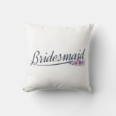 Bridesmaid Wedding Calligraphy | Kissen (Vorderseite)