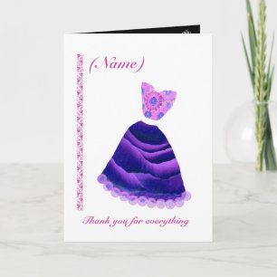 BRIDESMAID Wedding Danke - LILA Gown