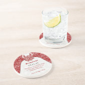 Bridesmaid Wedding Gown Untersetzer (Seite)