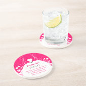 Bridesmaid Wedding Gown Untersetzer (Seite)