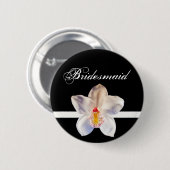 Bridesmaid Wedding ID Abzeichen Button (Vorne & Hinten)