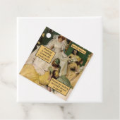 Bridesmaid Wedding Party Danke Vintag Look Geschenkanhänger (Beispiel)