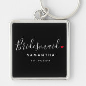 Bridesmaid Wedding Schlüsselanhänger (Vorne)