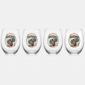 Bridesmaid Weinglas Ohne Stiel (Vorderseite)