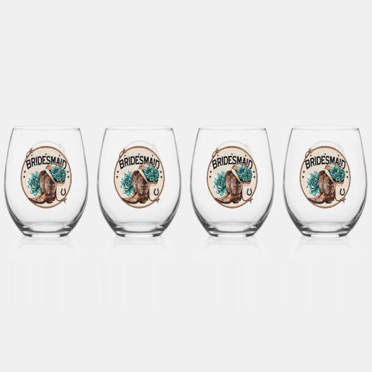 Bridesmaid Weinglas Ohne Stiel (Hinten)