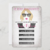 Bridesmaids bachelorette party invitation girls einladung (Vorderseite)