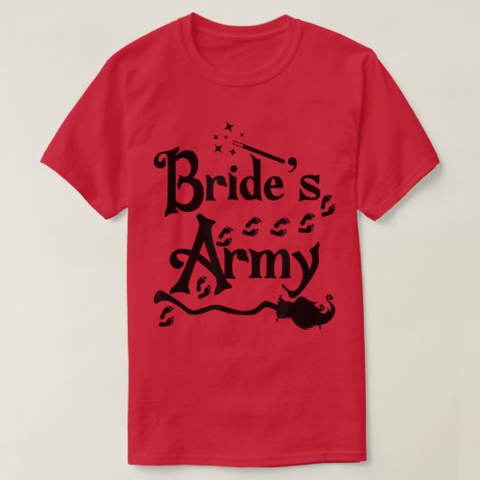 Bridesmaids Bride Matching Top Brautparty Hexe (Design vorne)
