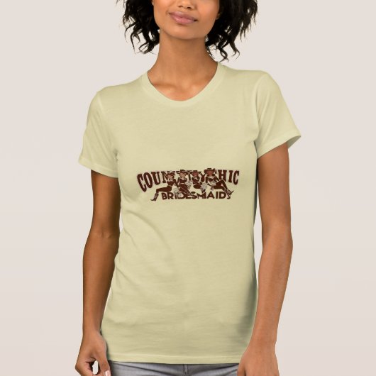 Bridesmaids Cowgirl T - Shirt (Vorderseite)