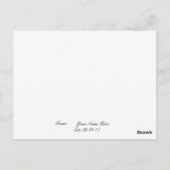 Bridesmaids Jewelry Template Postkarte (Rückseite)