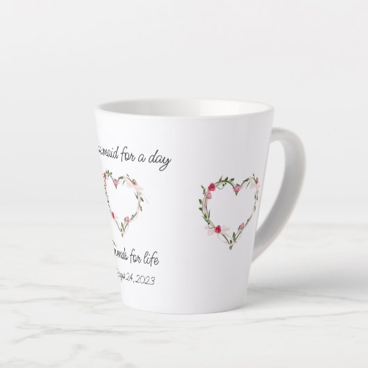 Bridesmaid's Latte Cup Milchtasse (Rechte Ecke)