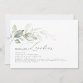 Bridesmaids Luncheon Dreamy Greenery Brautparty Einladung (Vorderseite)