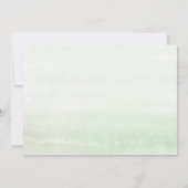 Bridesmaids Luncheon Dreamy Greenery Brautparty Einladung (Rückseite)