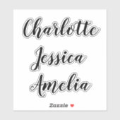 Bridesmaids: Personalisierte Vinyl-Decal-Aufkleber Aufkleber (Blatt)