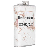 Bridesmaids Tumbler: Rose Gold Eleganz Flachmann (Rechts)