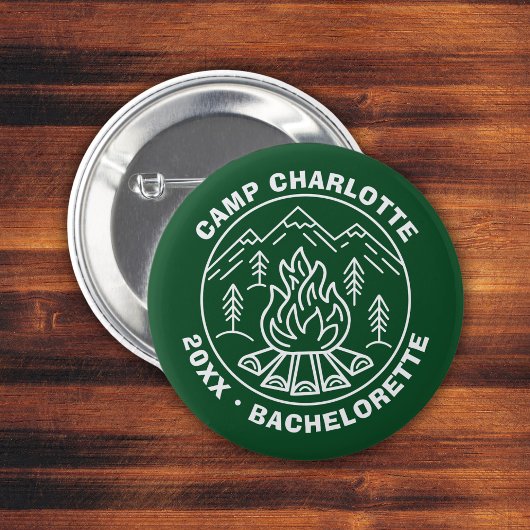 Bridesmaier Abzeichen Custom Camp Bachelorette Button