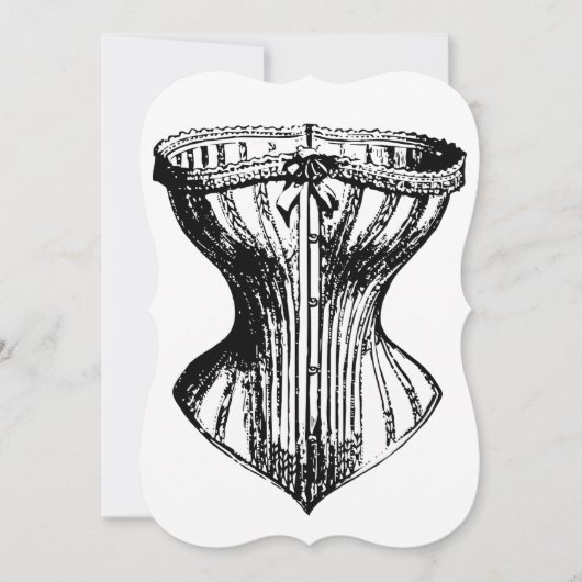 Bridesmaier brauchten niedliches Korsett lustig Einladung (Vorderseite)