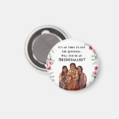 Bridesmaier Indian Wedding Magnet (Vorderseite/Rückseite)