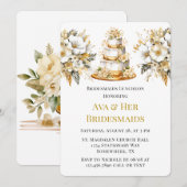 Bridesmaier zum Luncheon Einladung (Vorne/Hinten)