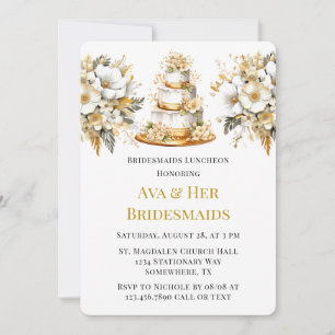 Bridesmaier zum Luncheon Einladung